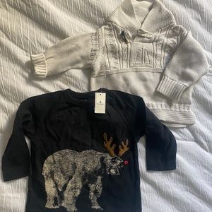 Baby Gap 12-18 Months Boys Shirt & Sweater